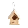 Pet bird nest pendants, wooden birdcages, bird houses, bird's nest hanging decorations, diy bird nests, graffiti, Christmas decorations Item Picture
